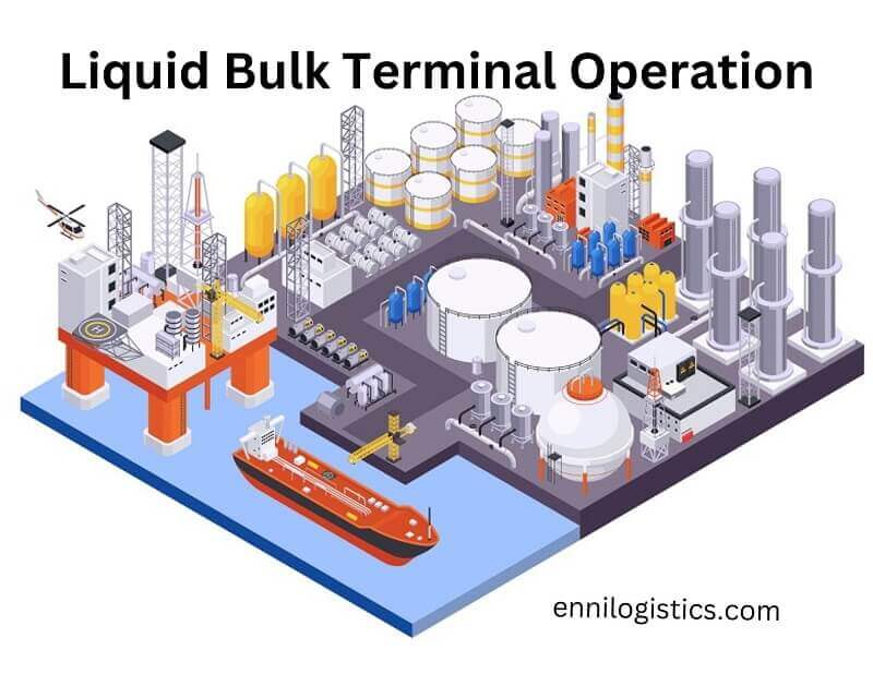 Liquid bulk terminal operation
