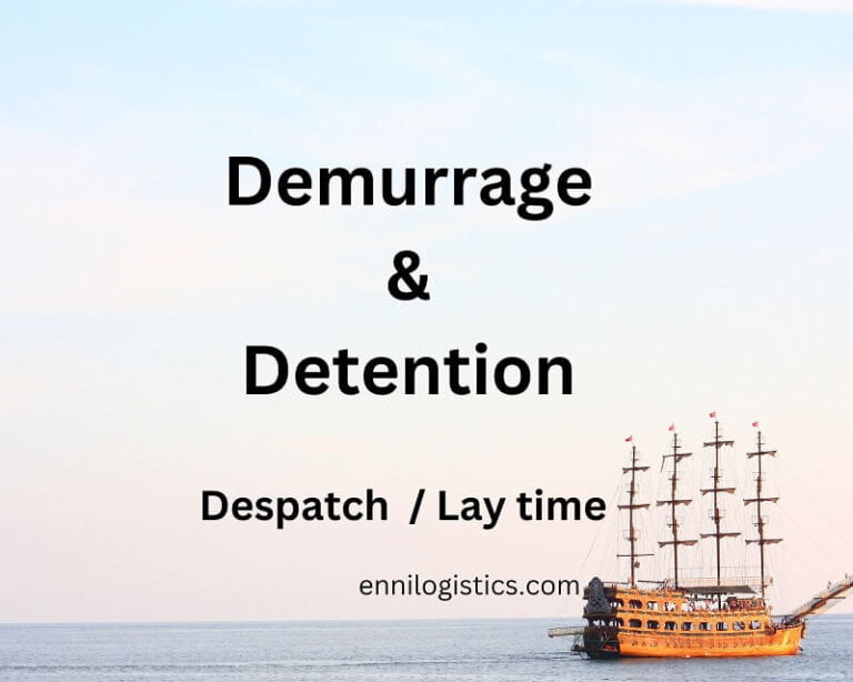 What is Despatch in shipping?