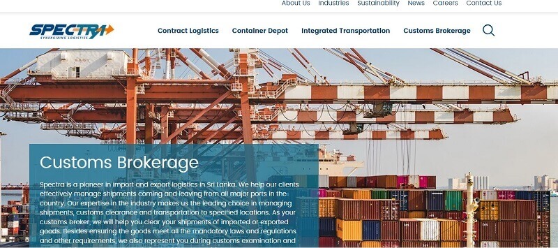 Spectra Logistics customs brokerage