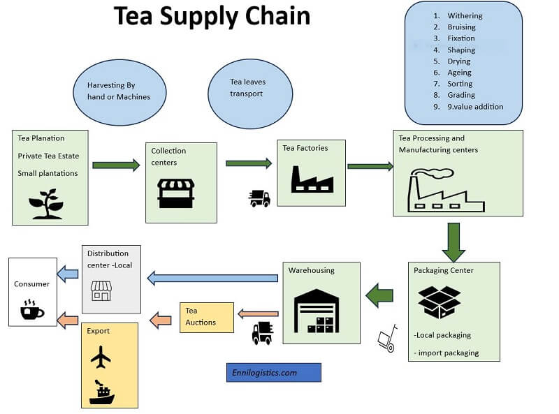 Tea Logistics and tea supply chain