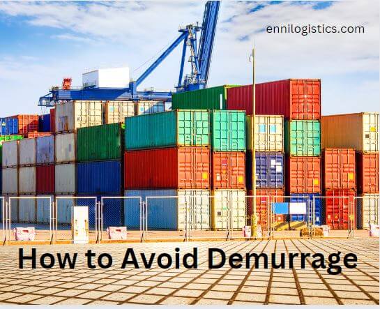 avoid demurrage