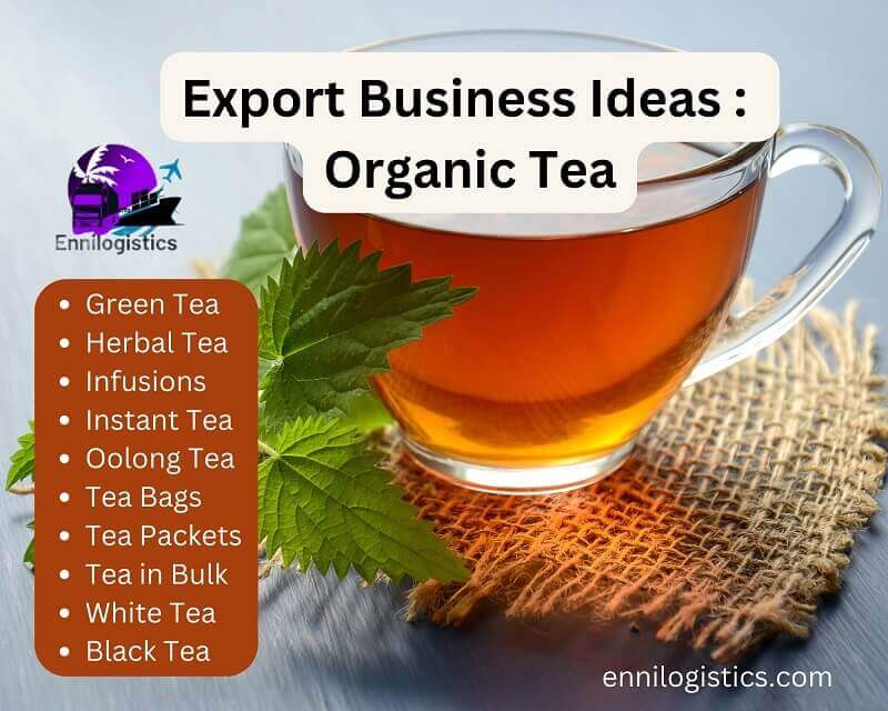 Export Business ideas: Organic tea