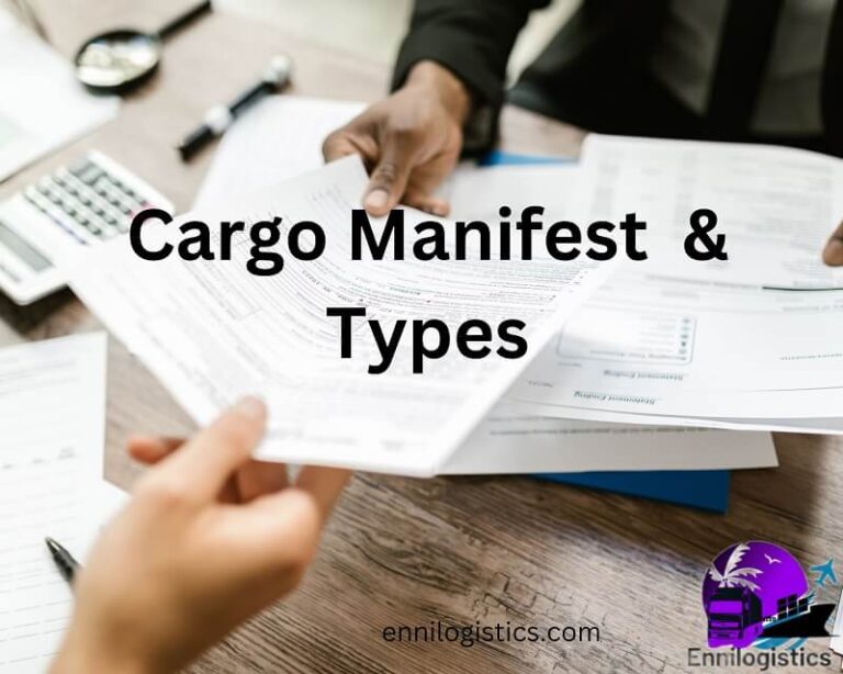 Cargo manifest and types